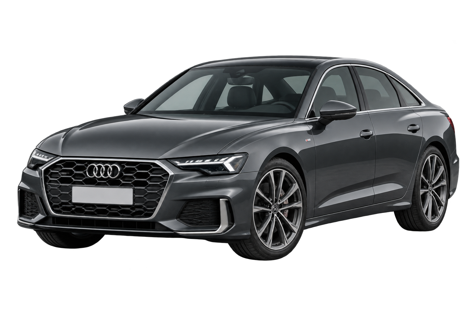 Audi A6 2026, vue avant trois-quarts